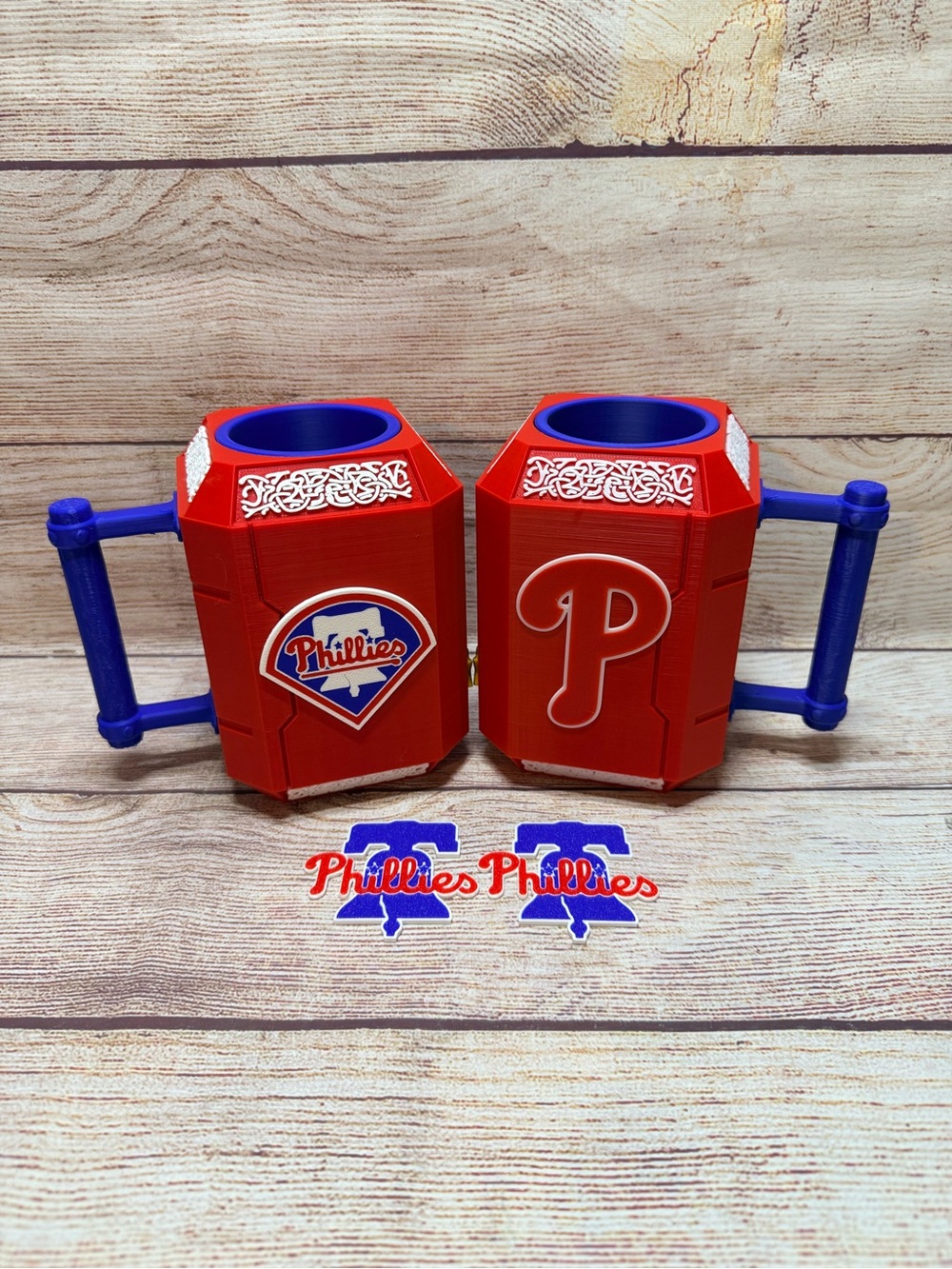 Philadelphia Phillies Mjolnir Inspired Drink Koozie 3D Printed Thor Hammer